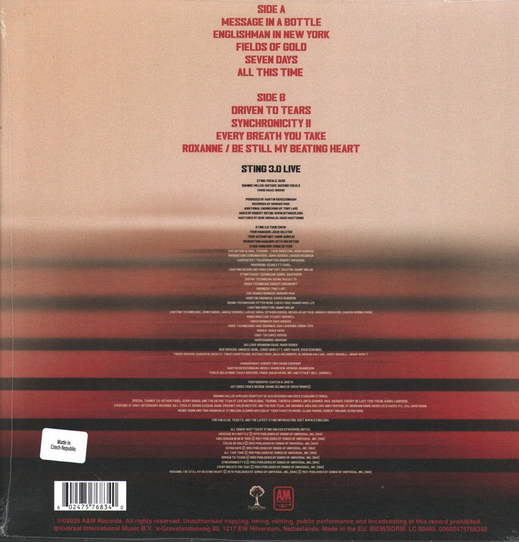 Sting - 3.0 Live - Lp