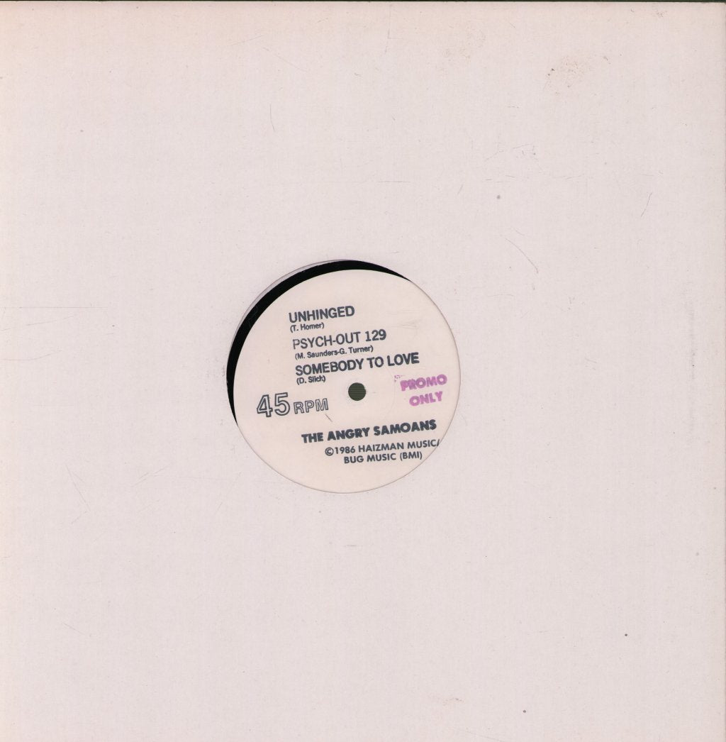Angry Samoans - Different World - 12 Inch