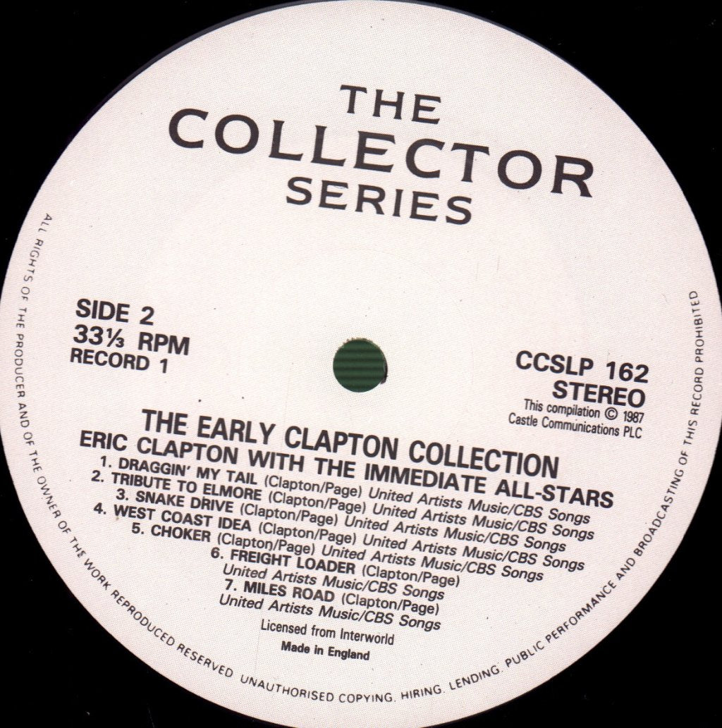 Eric Clapton - Early Clapton Collection - Double Lp