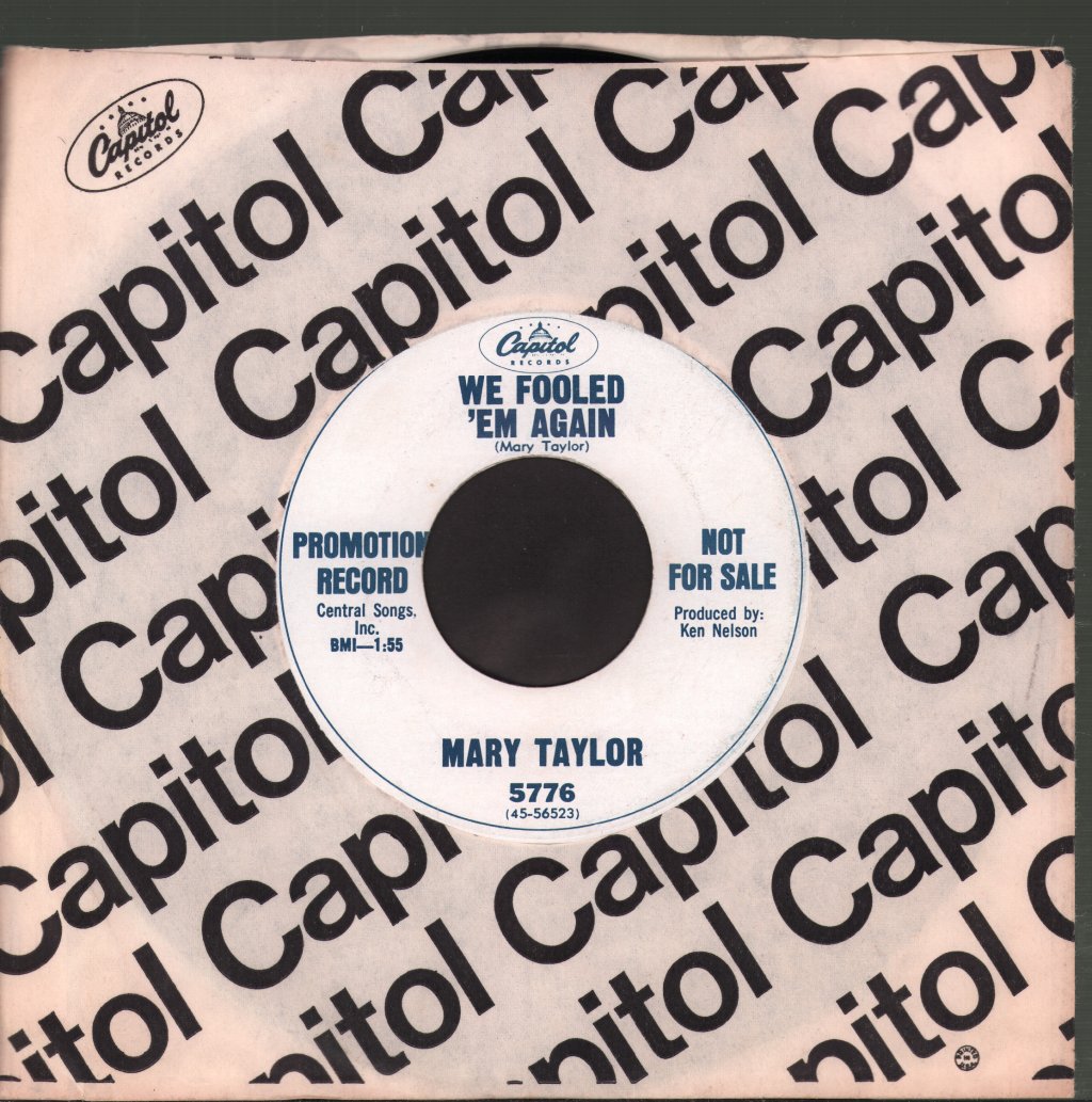 Mary Taylor - We Fooled 'Em Again - 7 Inch