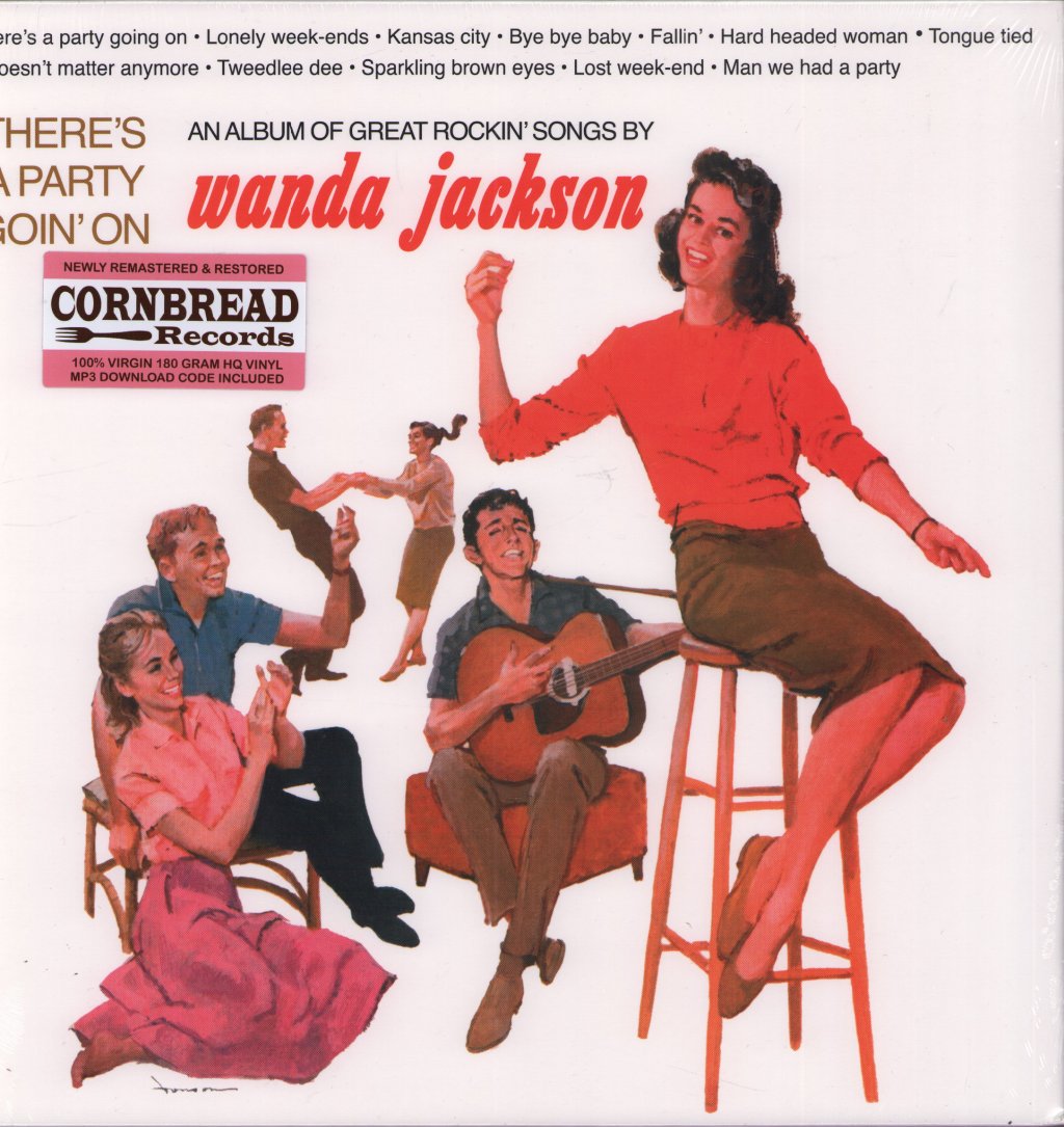 Wanda Jackson - There's A Party Goin' On - Lp