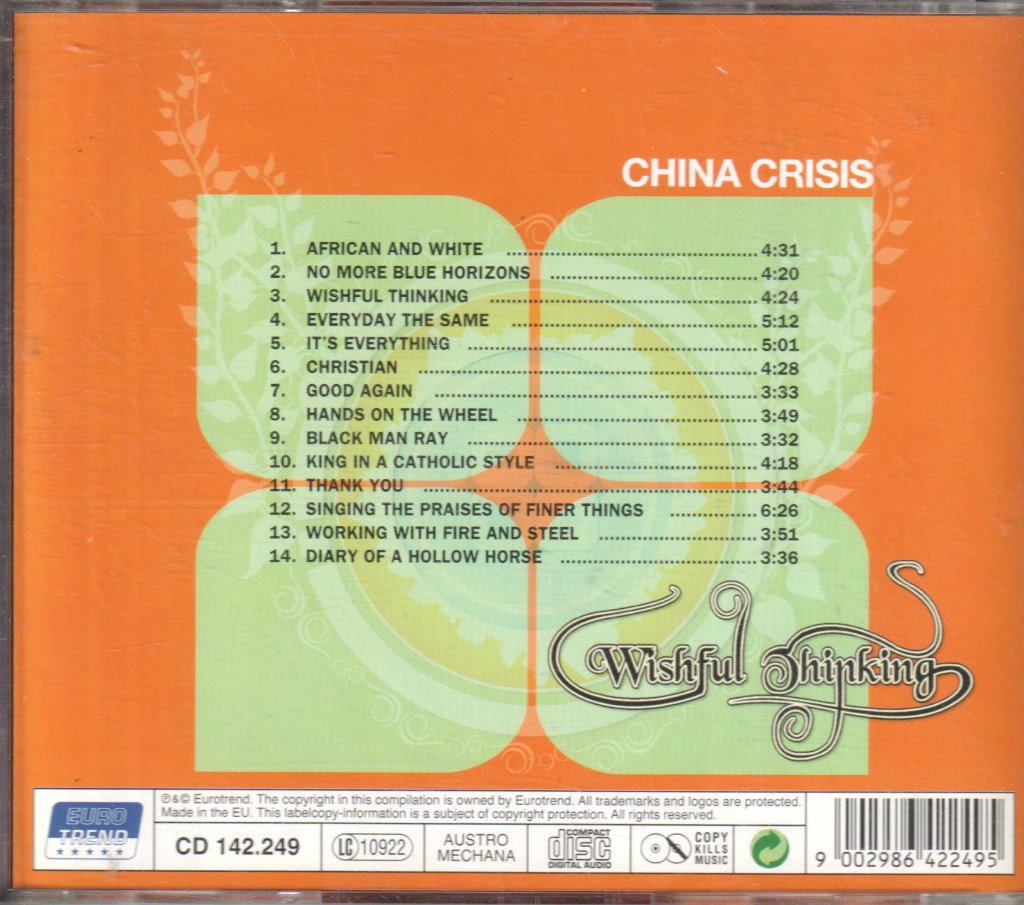 China Crisis - Wishful Thinking - Cd