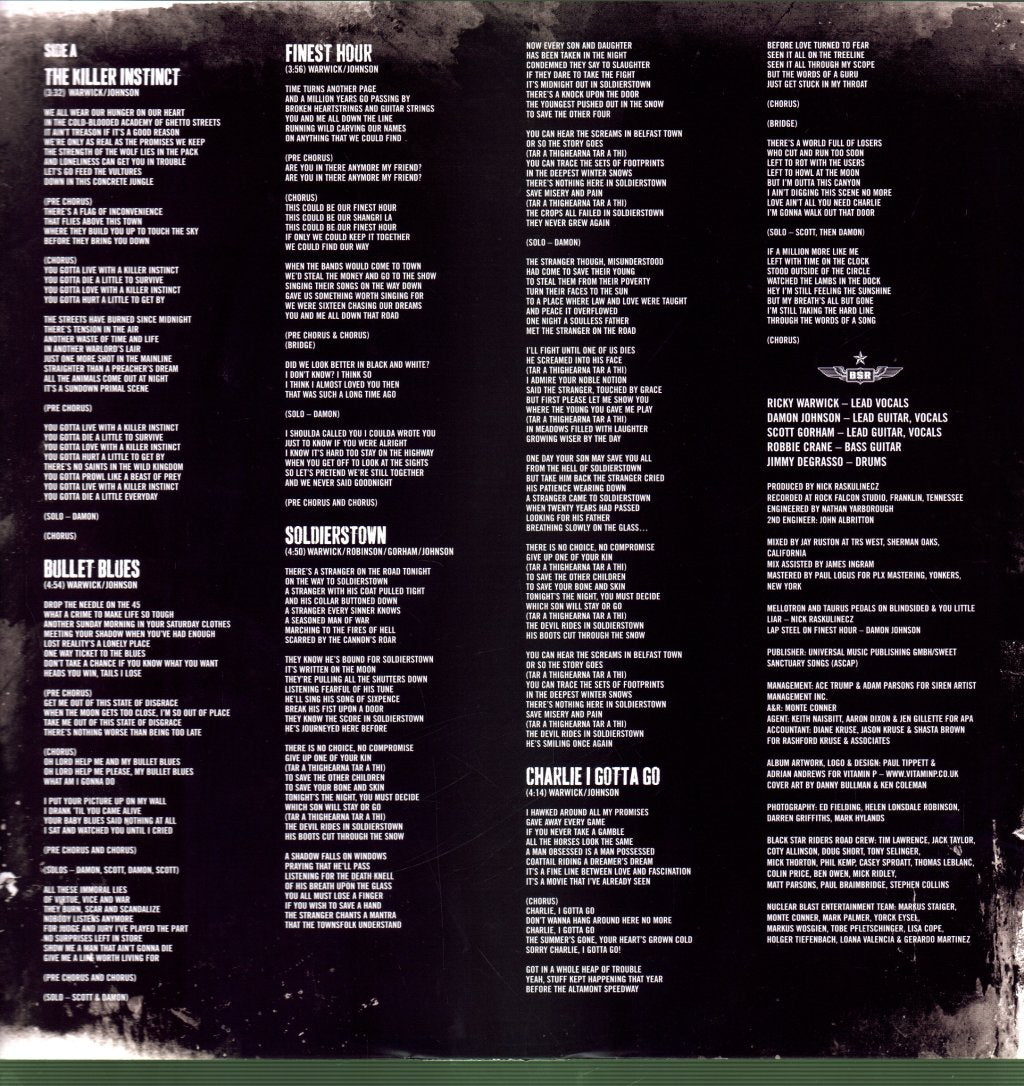 Black Star Riders - Killer Instinct - Lp