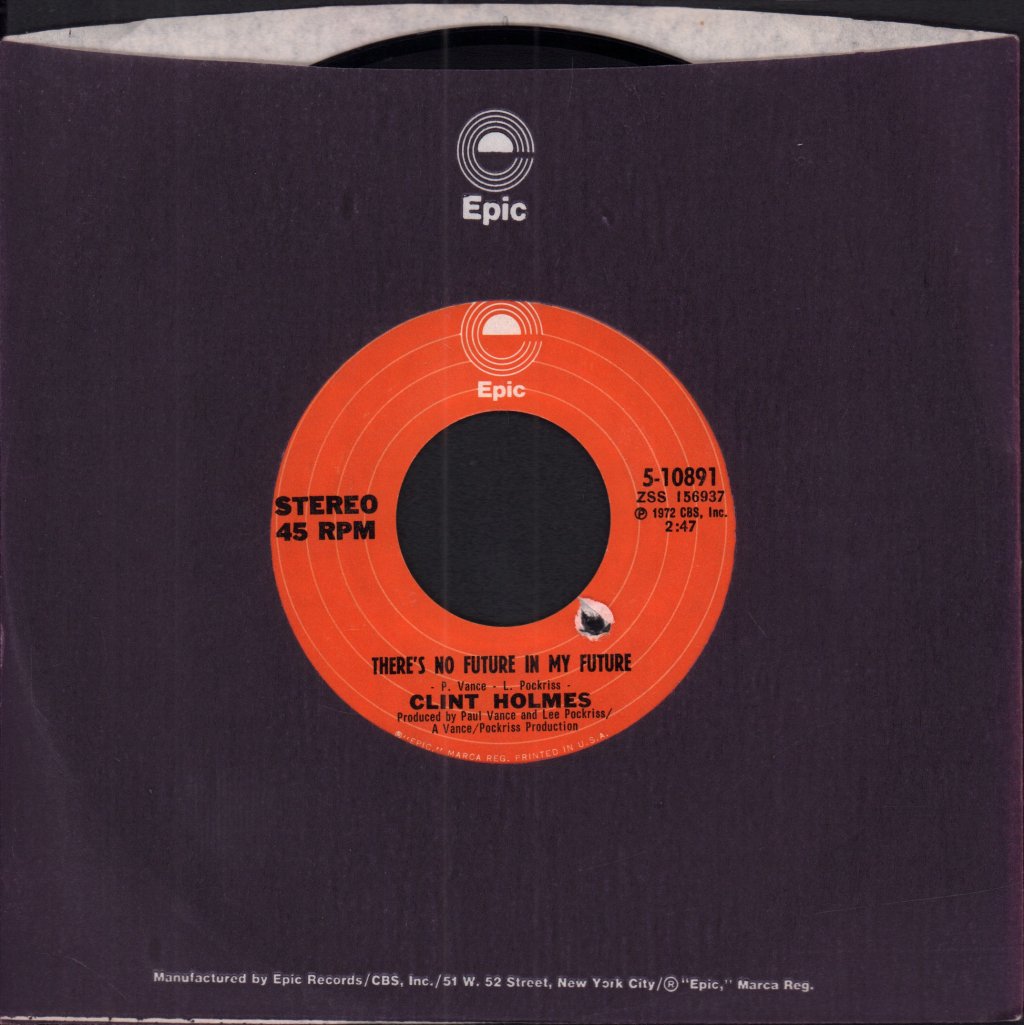 Clint Holmes - Playground In My Mind - 7 Inch