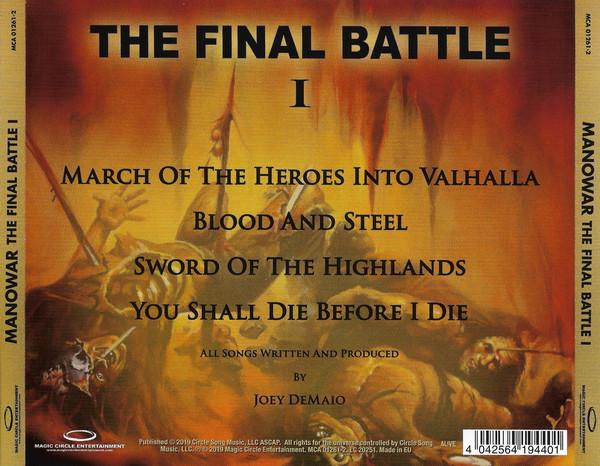 Manowar - Final Battle I - Cd