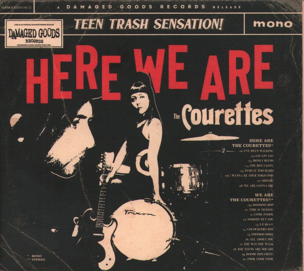 Courettes - Here We Are The Courettes - Cd