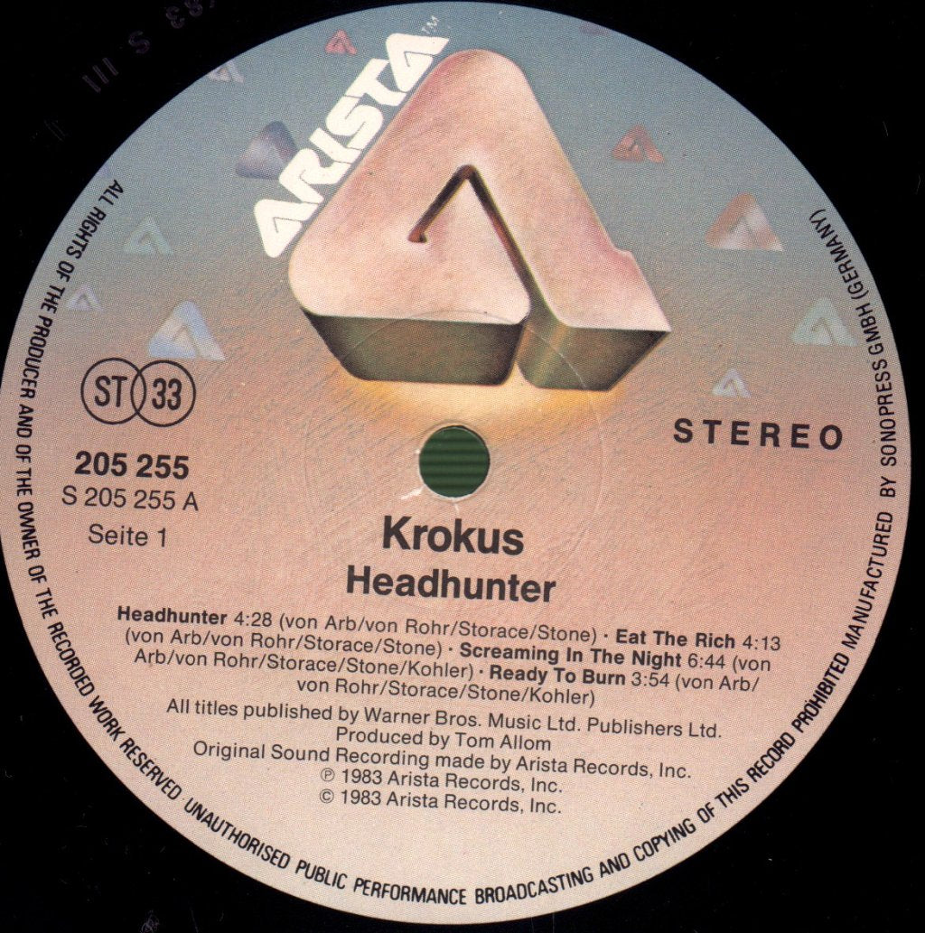 Krokus - Headhunter - Lp