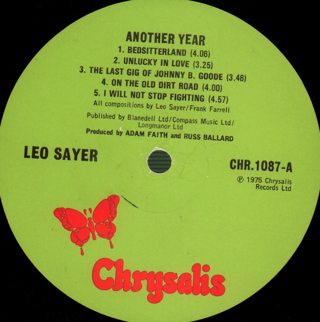 Leo Sayer - Another Year - Lp