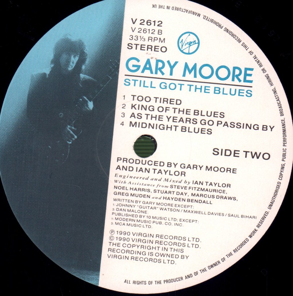 Gary Moore - Still Got The Blues - Lp