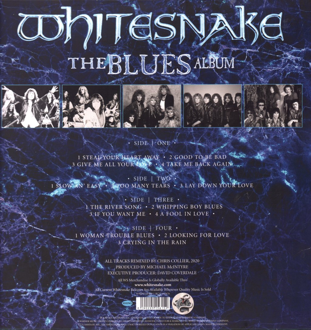 Whitesnake - Blues Album - MMXXI - Double Lp