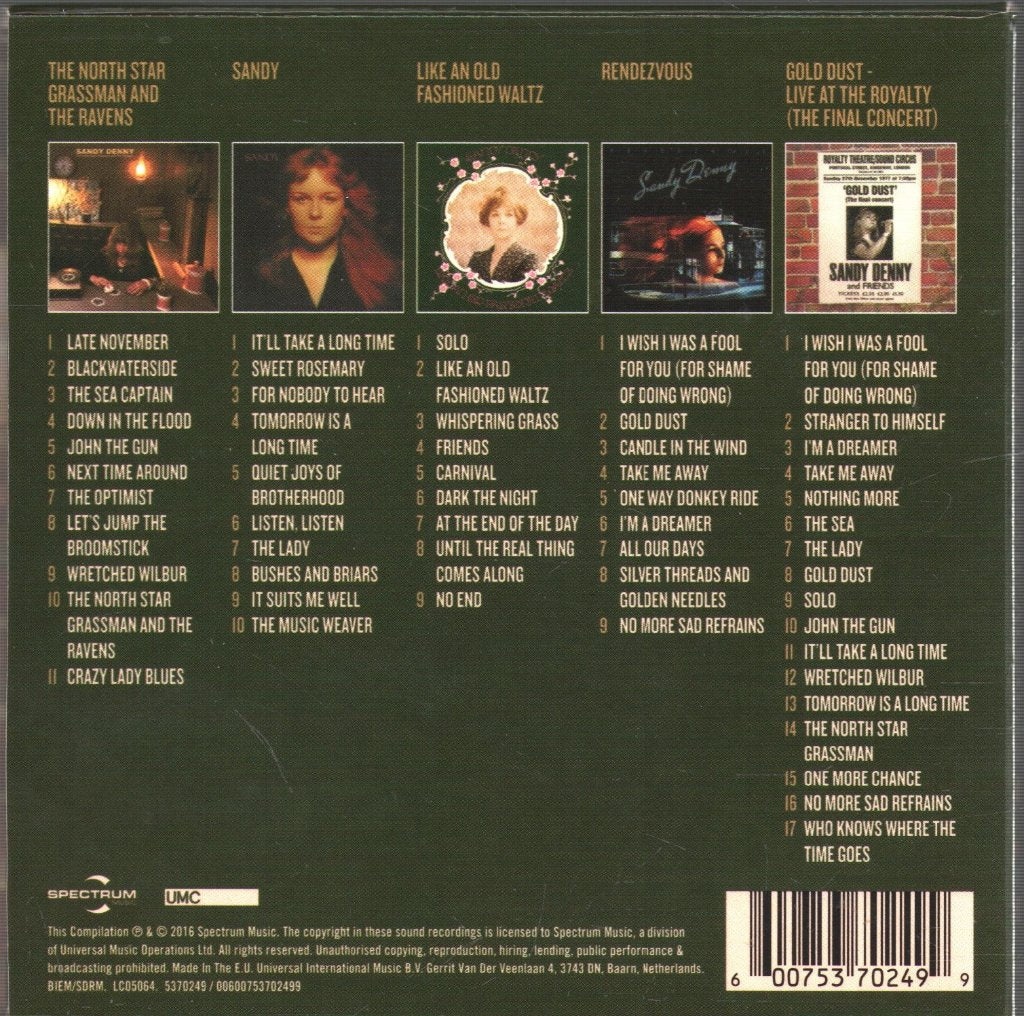 Sandy Denny - 5 Classic Albums - Cd Set