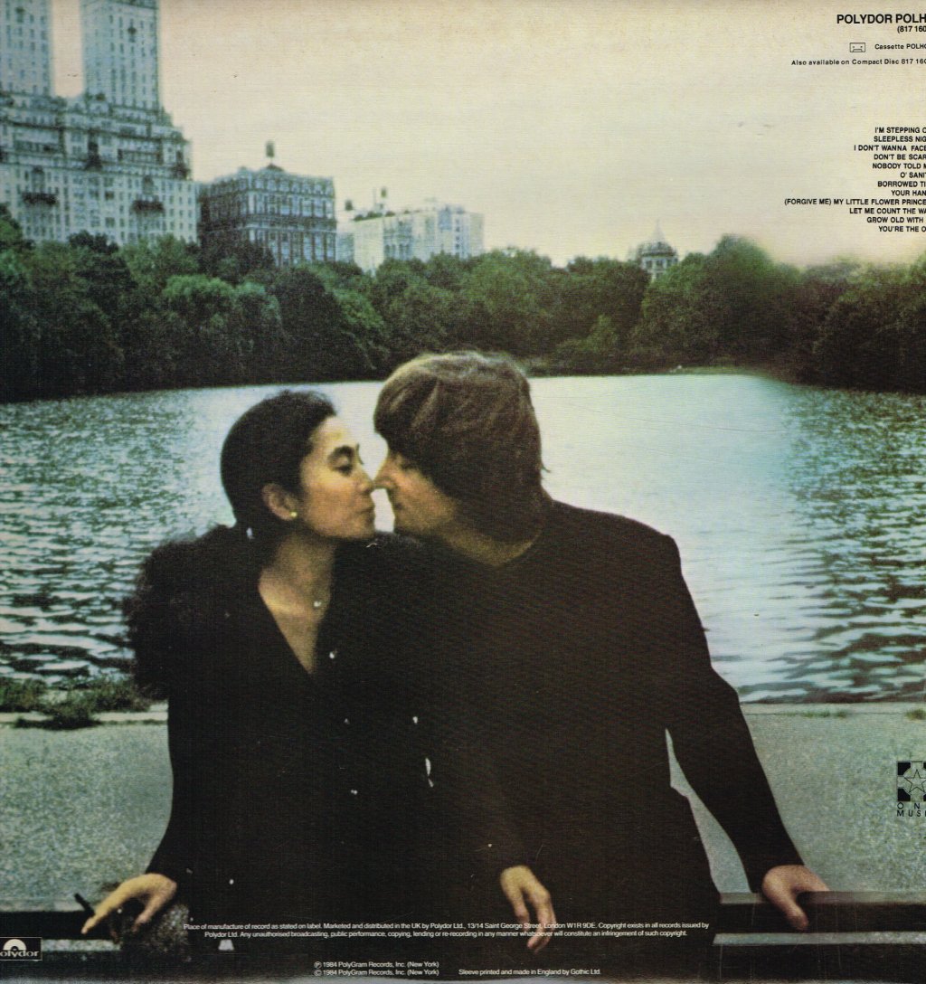 John Lennon And Yoko Ono - Milk And Honey - Lp