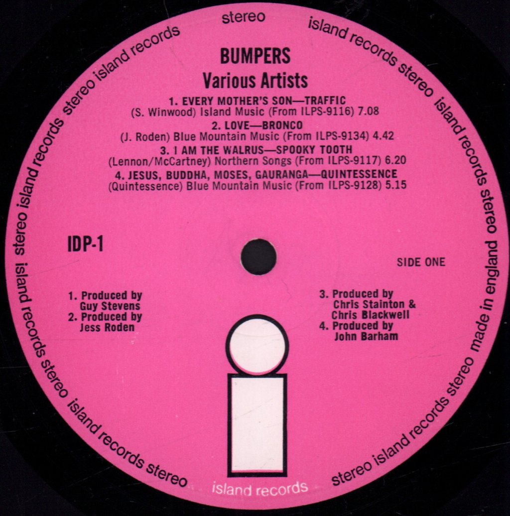 Various Artists - Bumpers Compilation - Double Lp