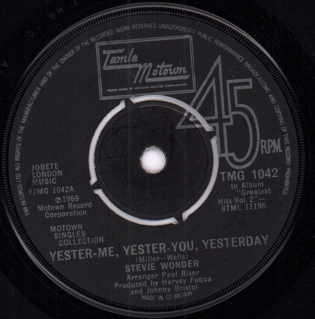 Stevie Wonder - Uptight - 7 Inch