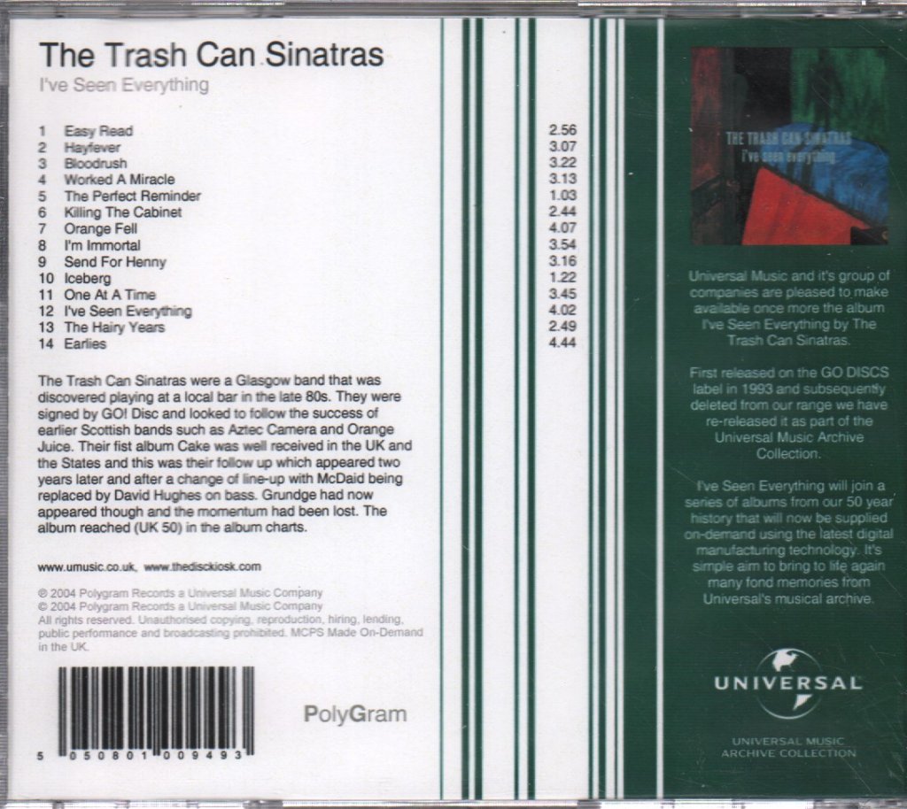 Trash Can Sinatras - i've seen everything - Cdr