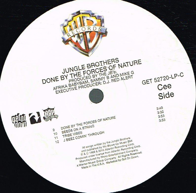 Jungle Brothers - Done By The Forces Of Nature - Double Lp