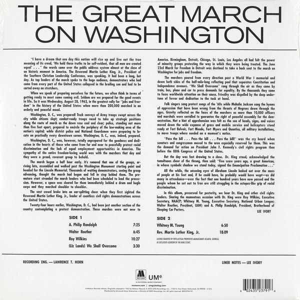 Various Artists - Great March On Washington - Lp