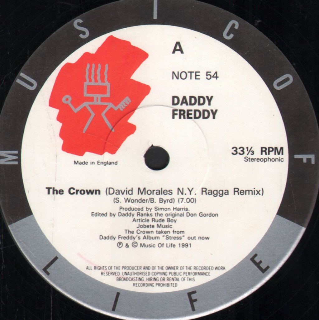 Daddy Freddy - Crown - 12 Inch