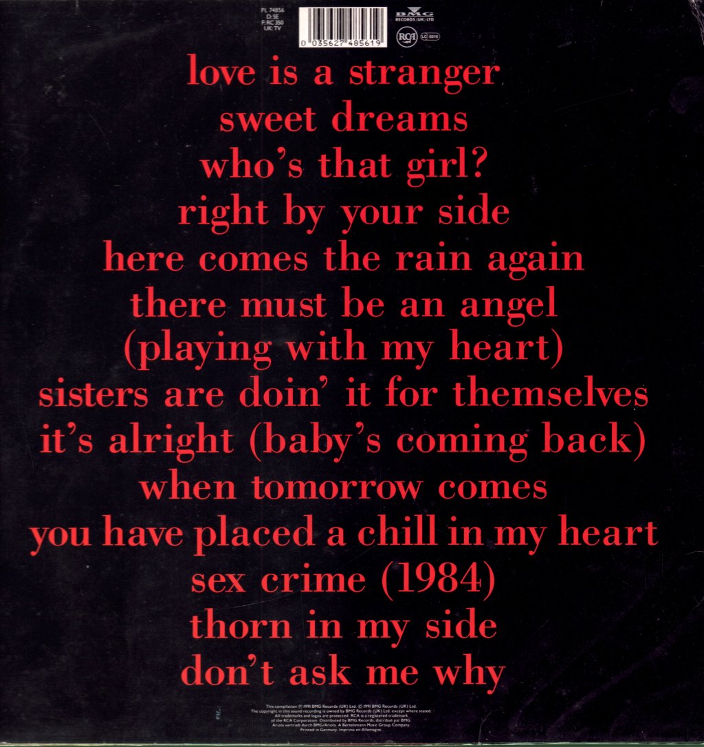 Eurythmics - Greatest Hits - Lp