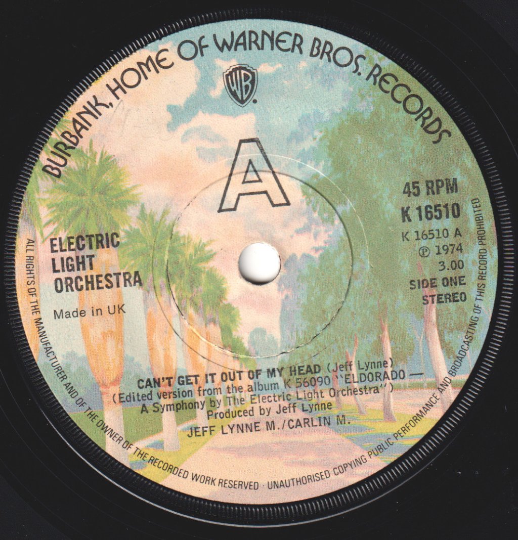 Electric Light Orchestra - Can't Get It Out Of My Head - 7 Inch