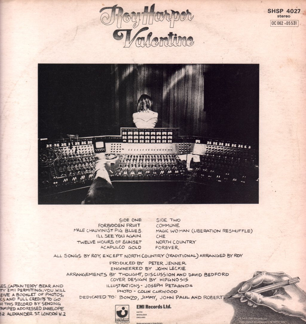 Roy Harper - Valentine - Lp