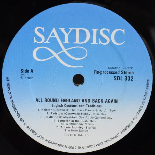Various Artists - All Round England & Back Again English Customs And Traditions - Lp