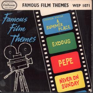 James Wright And His Orchestra - Famous Film Themes - 7 Inch