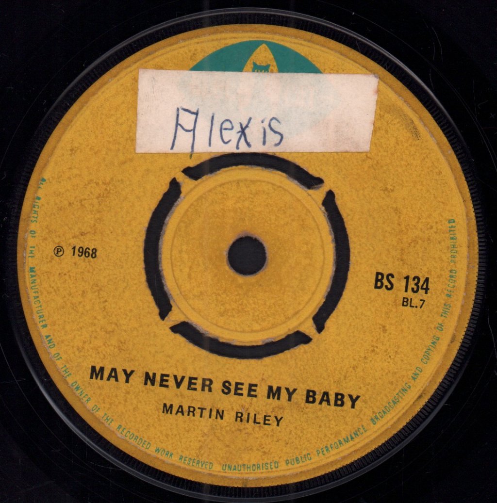 Slickers/Martin Riley - Nana/May Never See My Baby - 7 Inch