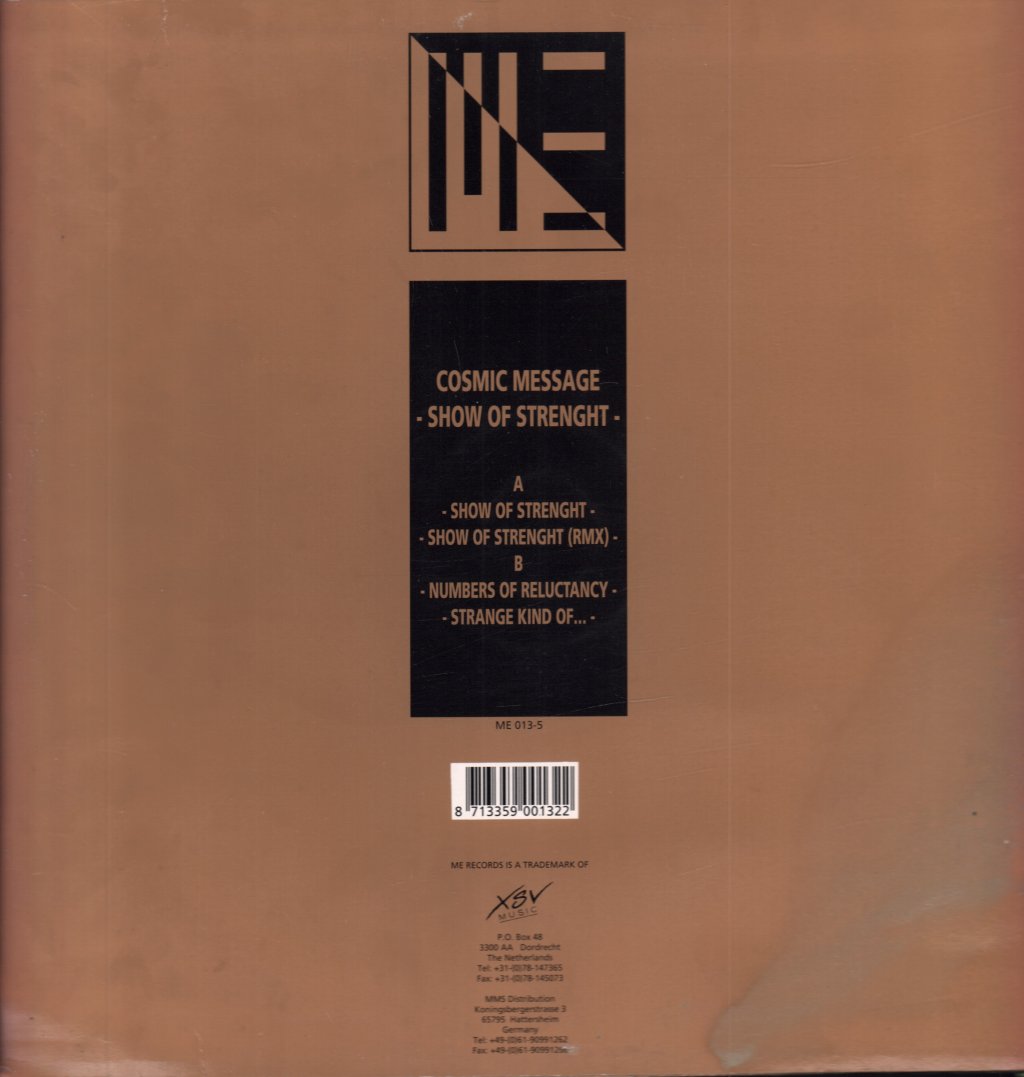 Cosmic Message - Show Of Strenght - 12 Inch