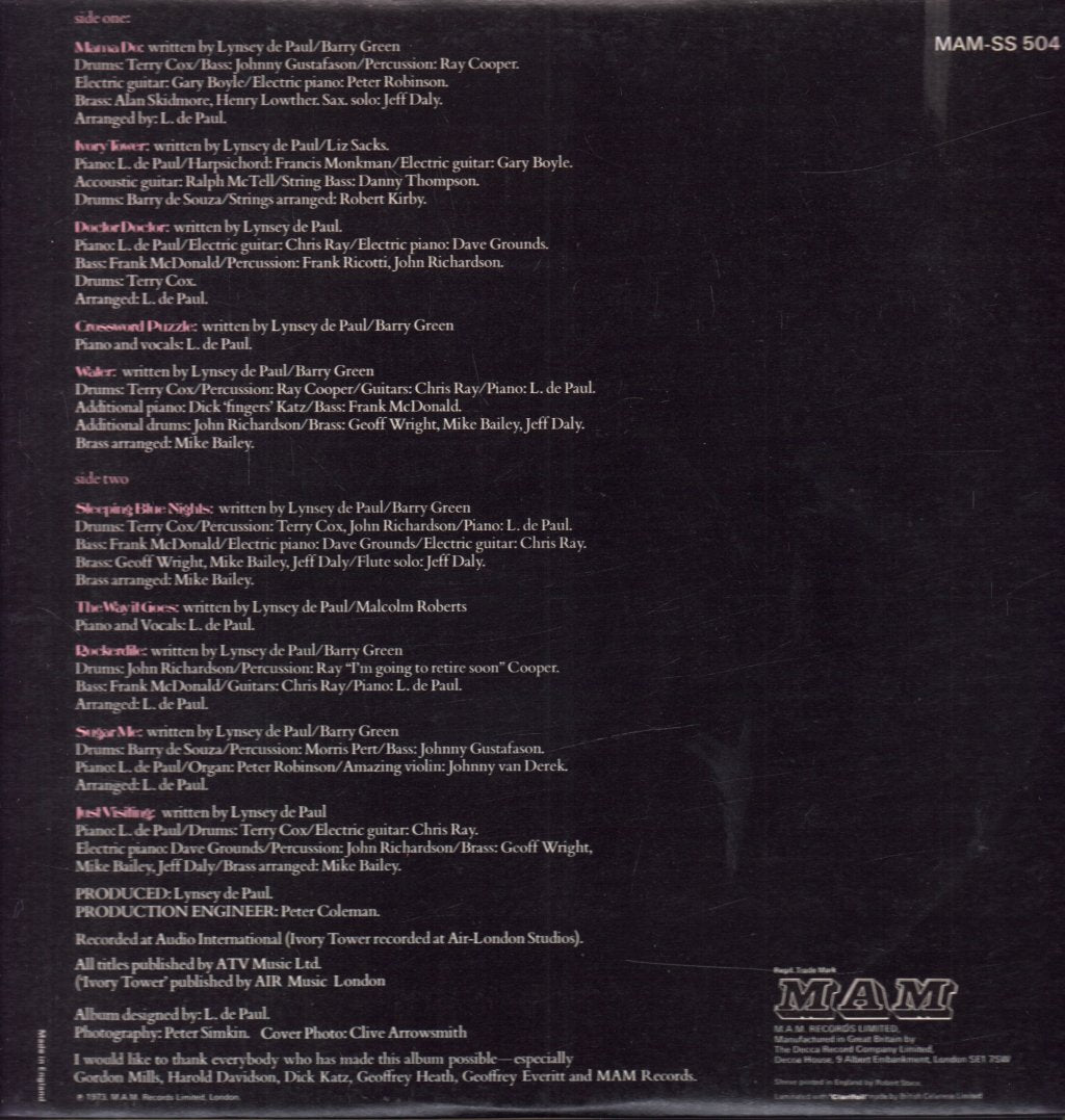 Lynsey De Paul - Surprise - Lp