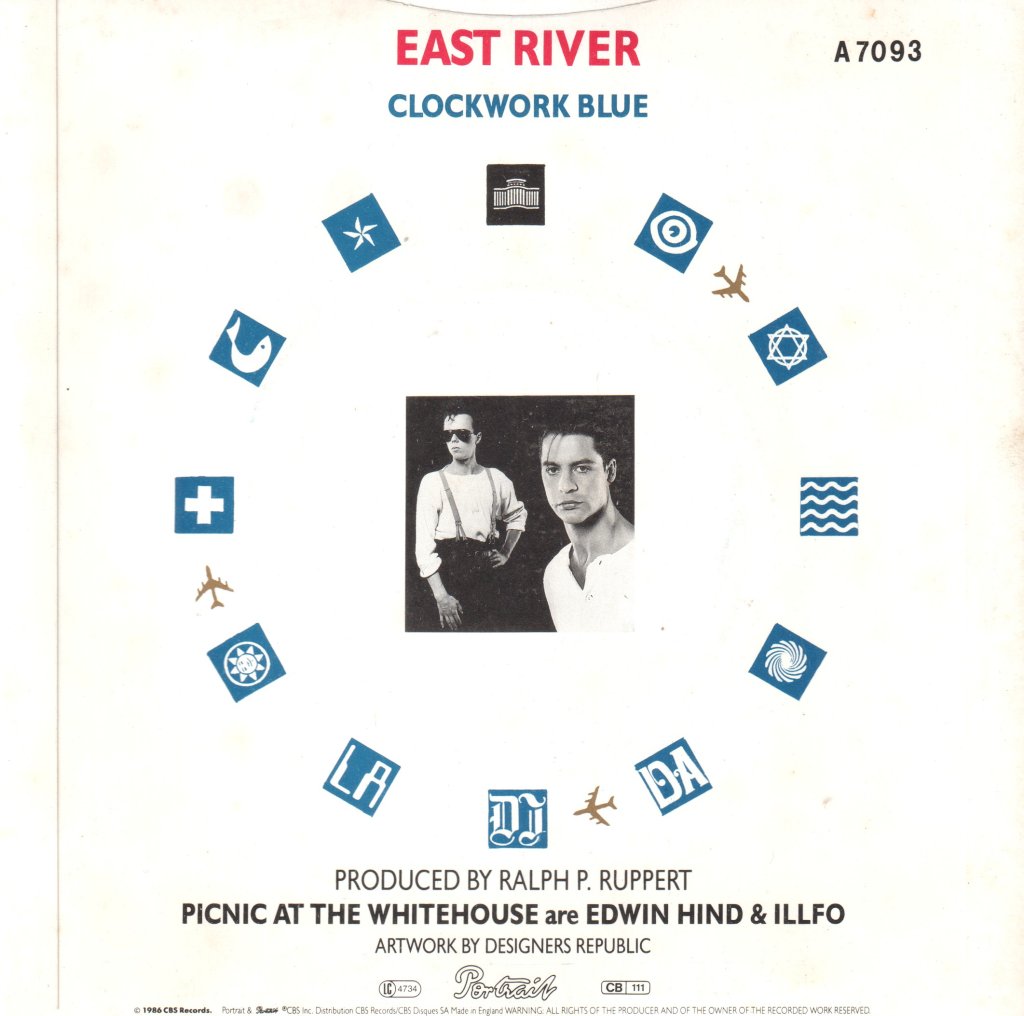 Picnic At The Whitehouse - East River - 7 Inch