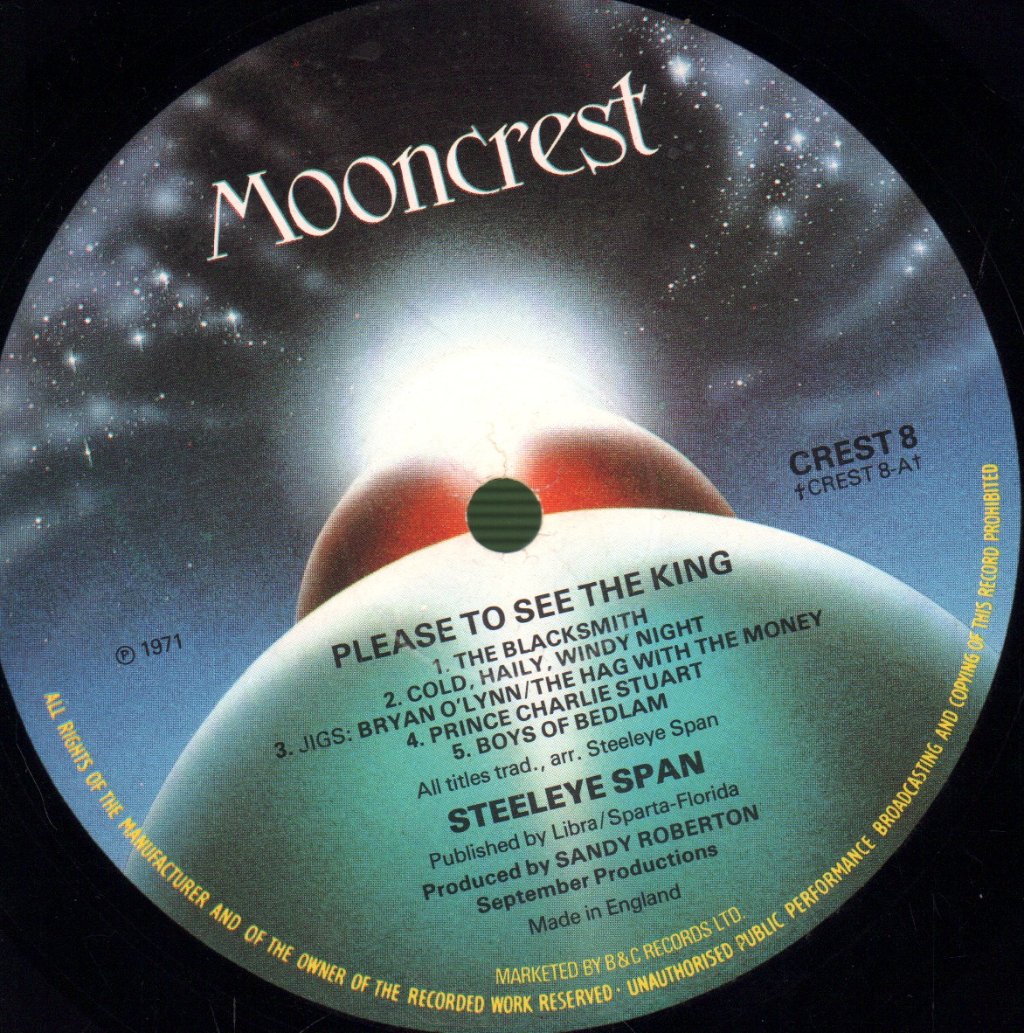 Steeleye Span - Please To See The King - Lp