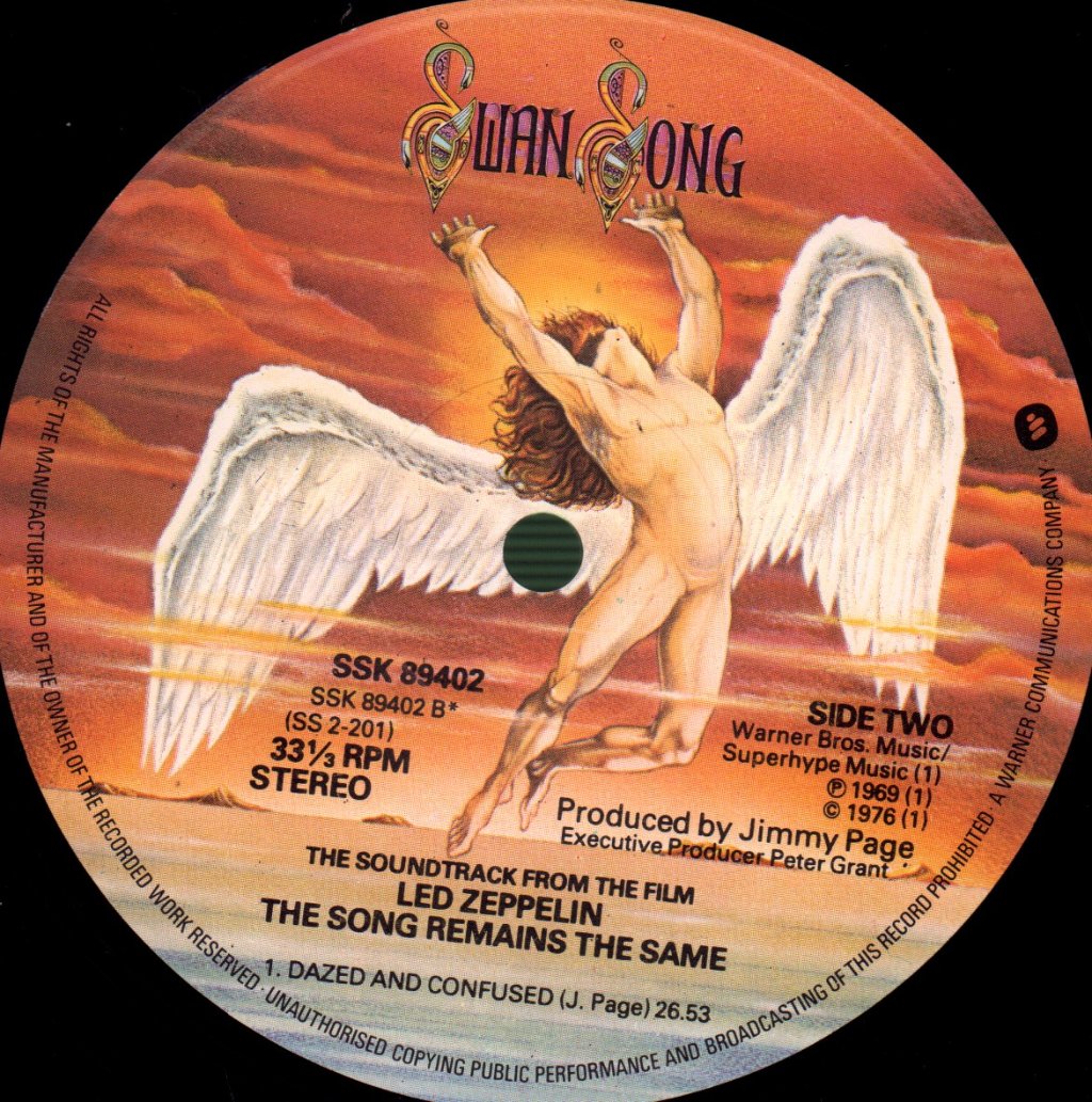 Led Zeppelin - Song Remains The Same - Double Lp