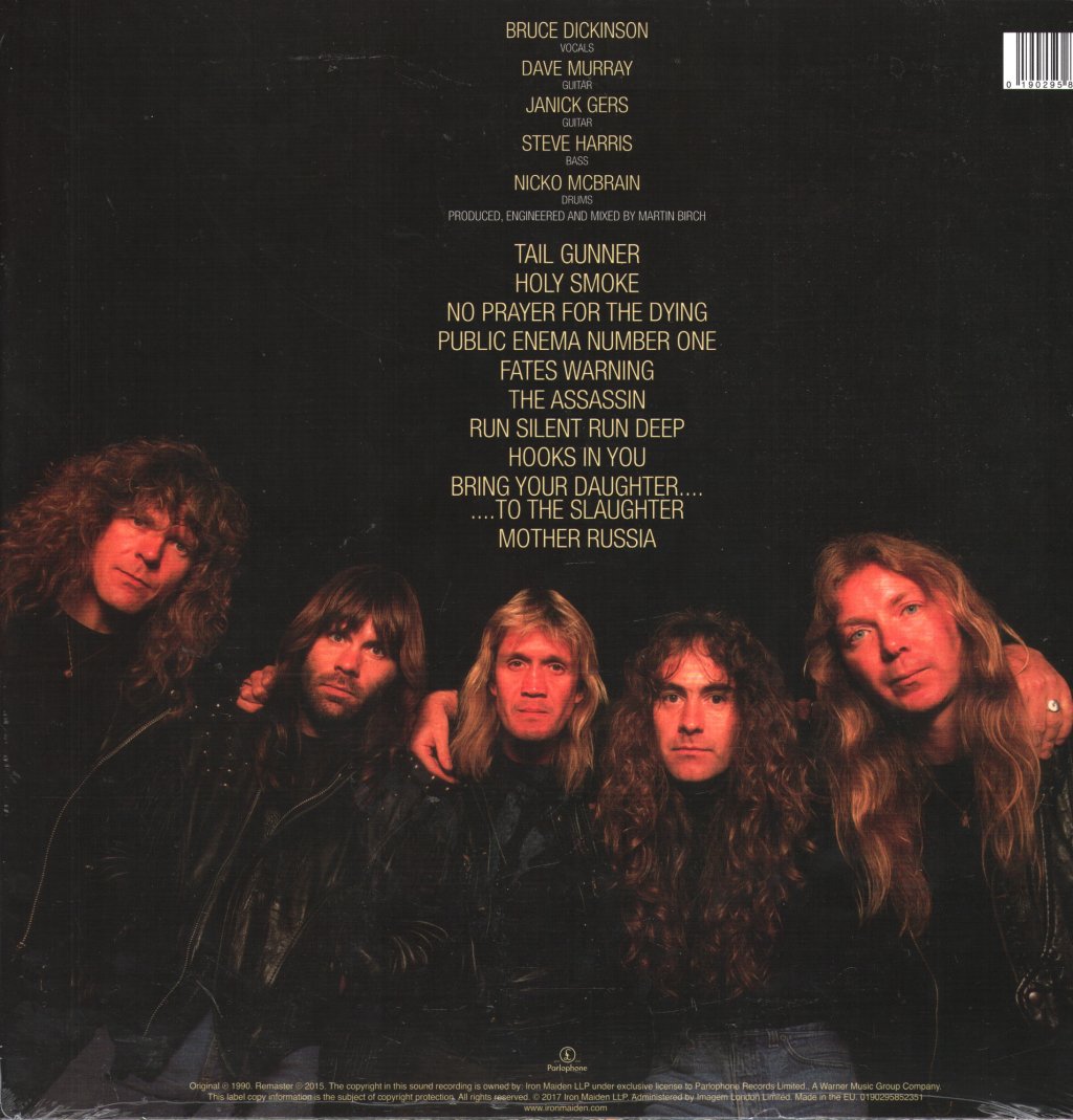 Iron Maiden - No Prayer For The Dying - Lp