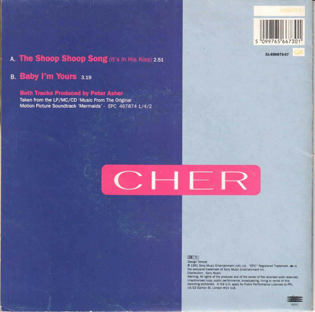 Cher - Shoop Shoop Song - 7 Inch