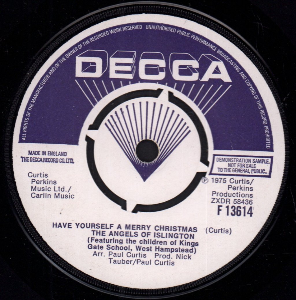 Angels Of Islington - We Want A Superstar For Christmas - 7 Inch