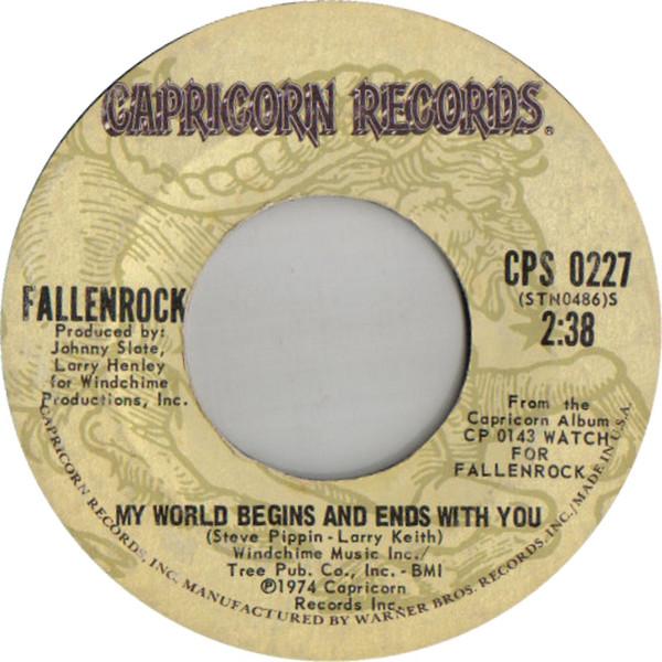 Fallenrock - Mary Anne / My World Begins And Ends With You - 7 Inch