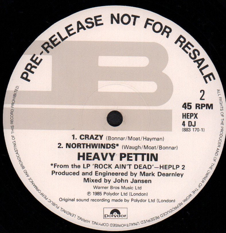 Heavy Pettin - Sole Survivor - 12 Inch