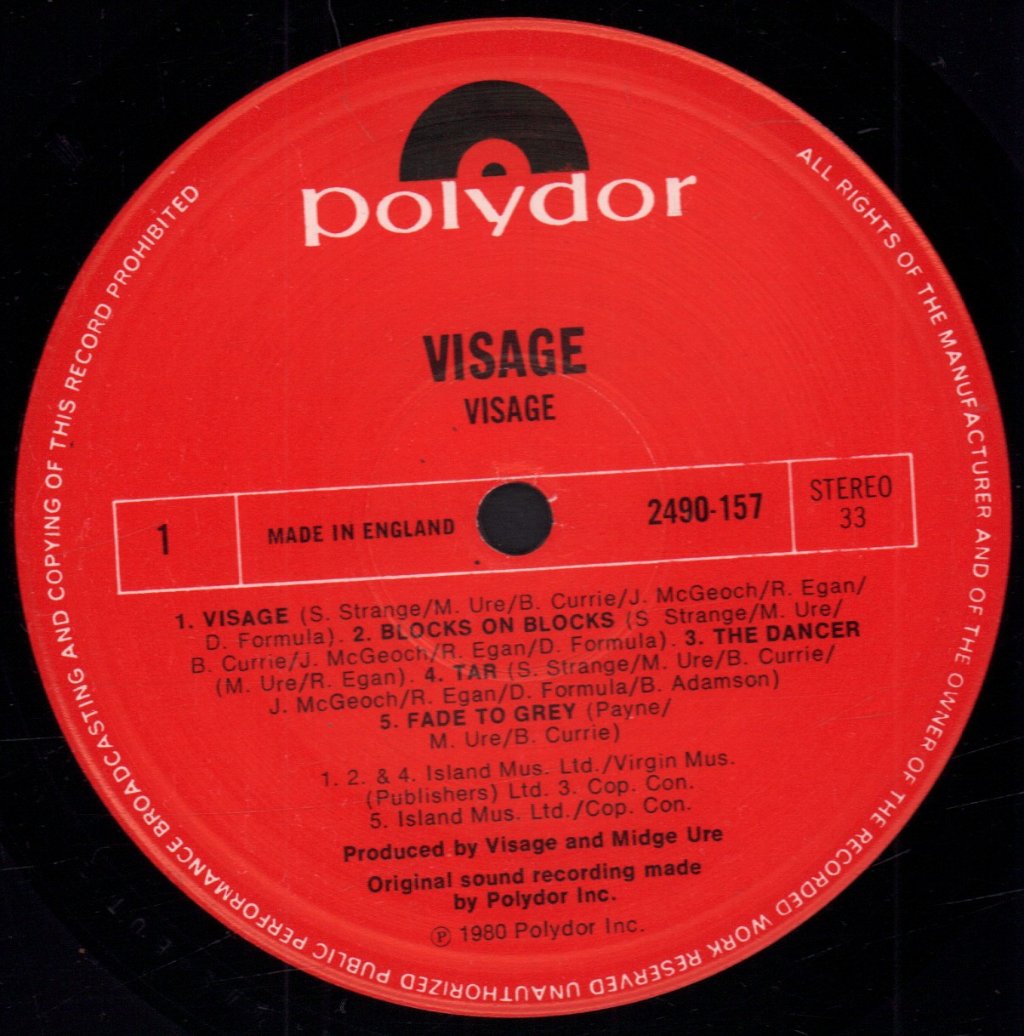 Visage - Visage - Lp