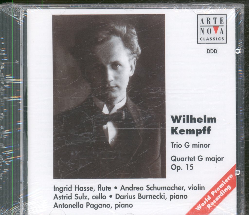 Ingrid Hasse - Wilhelm Kempff - Trio G Minor / Quartet G Major Op. 15 - Cd