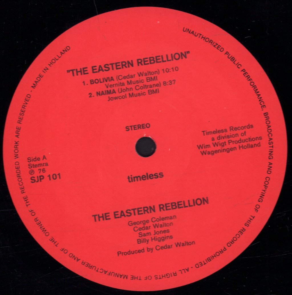 George Coleman Cedar Walton Sam Jones and Billy Higgins - Eastern Rebellion - Lp
