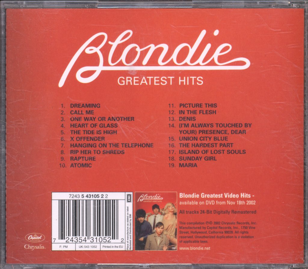 Blondie - Greatest Hits - Cd