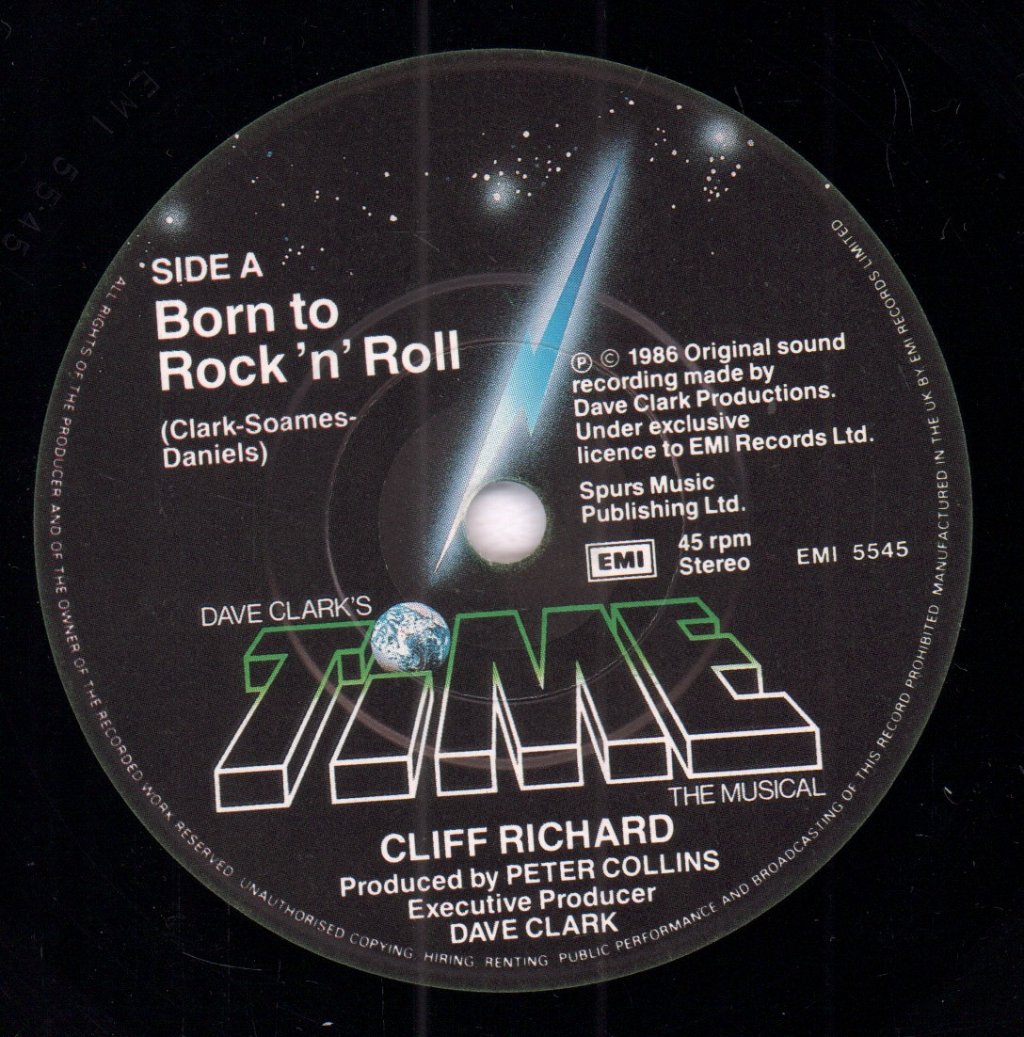 Cliff Richard - Born To Rock N Roll - 7 Inch