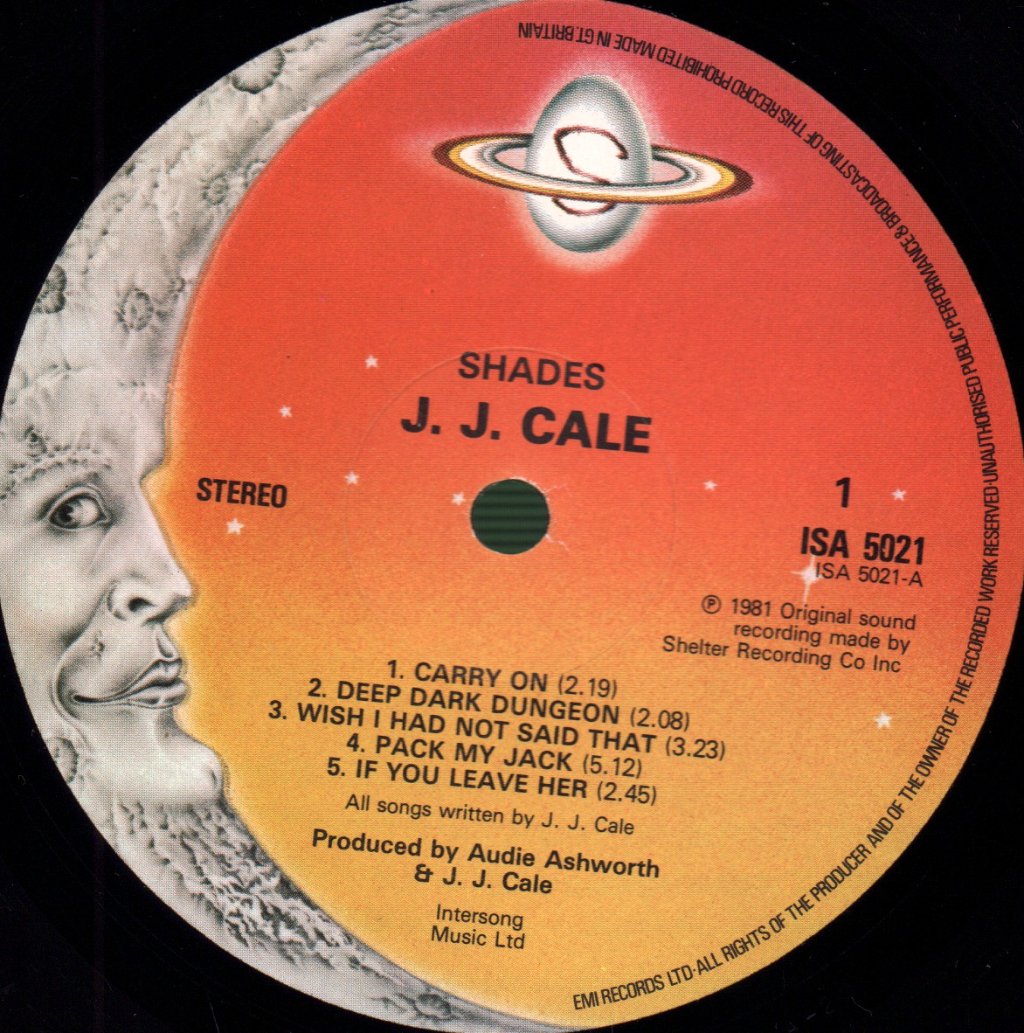 J.J. Cale - Shades - Lp