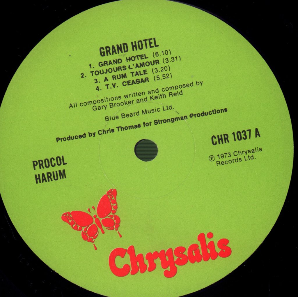 Procol Harum - Grand Hotel - Lp