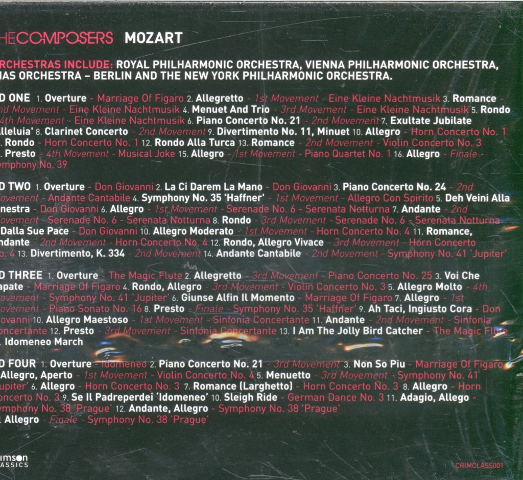 Various Artists - Composers Mozart - Cd Set