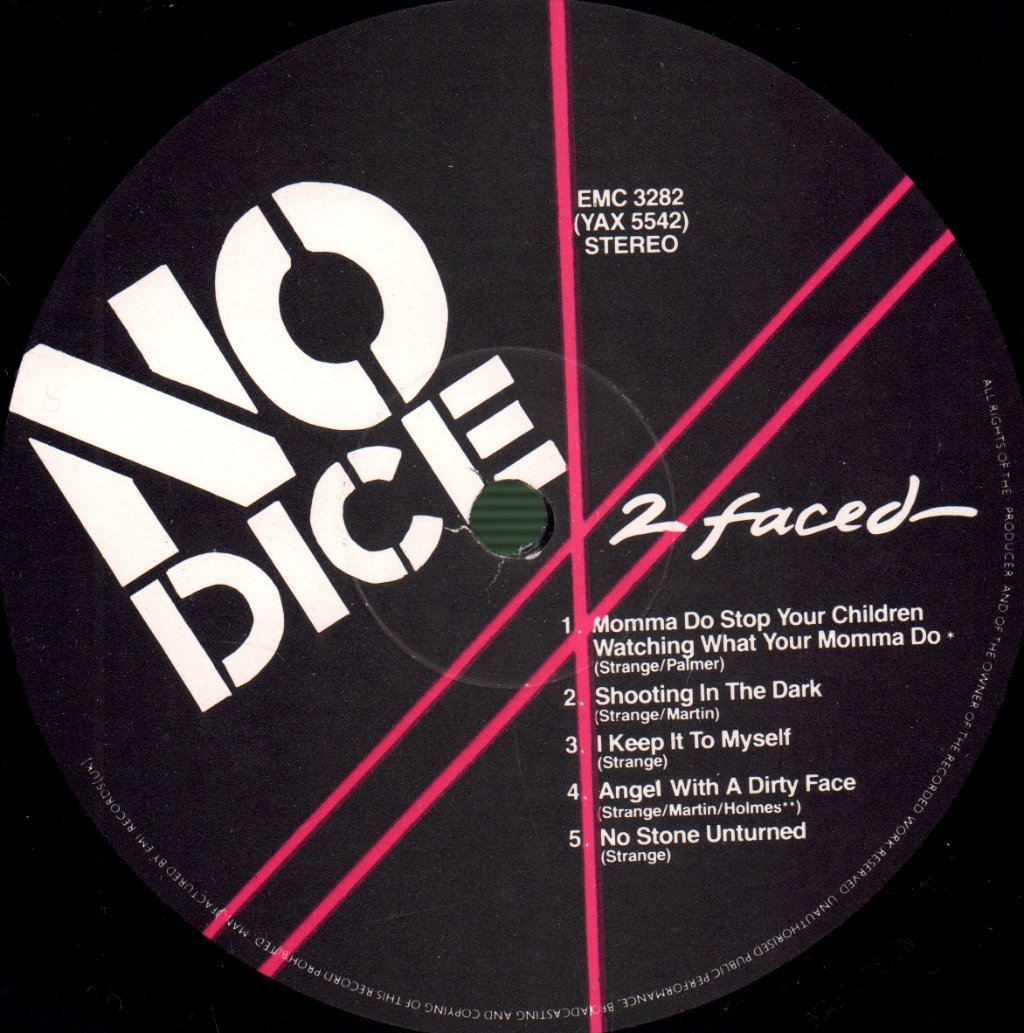 No Dice - 2 Faced - Lp