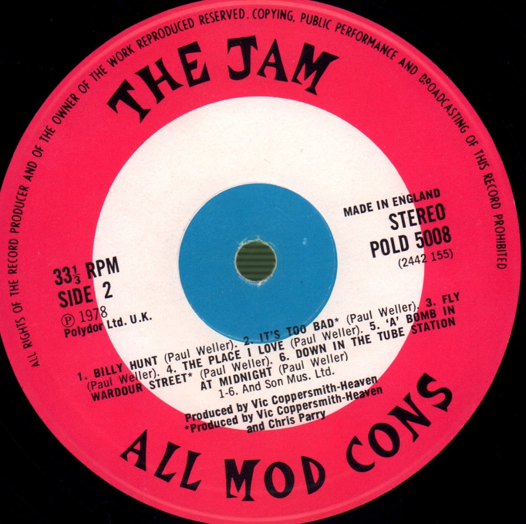 Jam - All Mod Cons - Lp