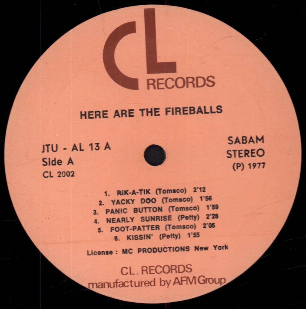 Fireballs - Here Are The Fireballs - Lp