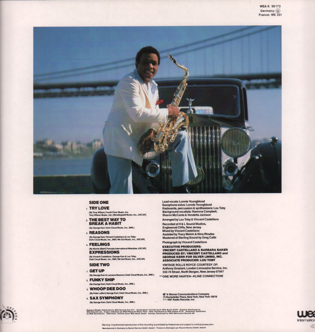 Lonnie Youngblood - Feelings - Lp